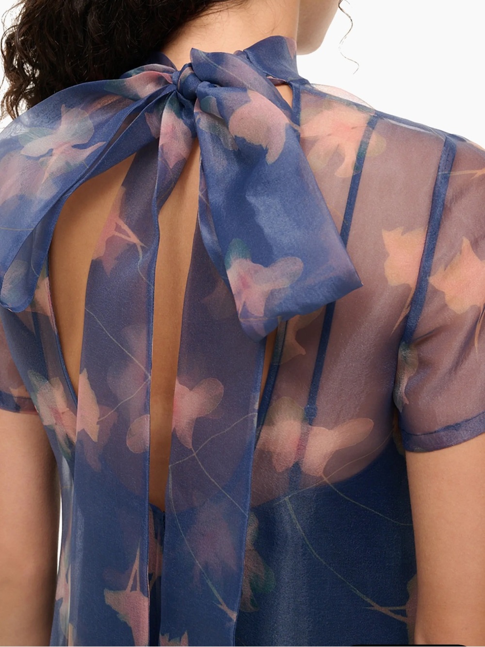 STAUD Calluna Dress | Botanical Navy - Picture 3 of 6